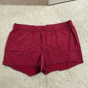 Burgundy Old navy shorts